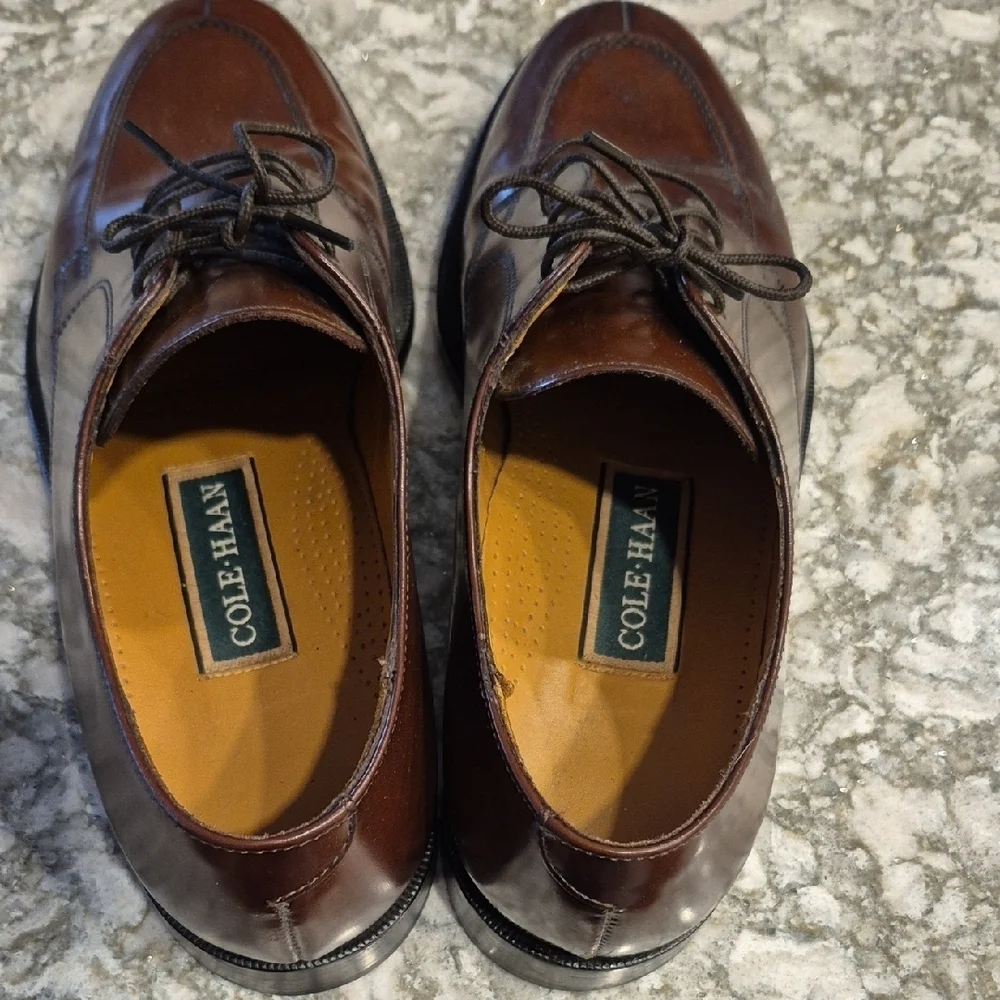 Cole Haan Hawthorne Brown Leather Men's Oxfords